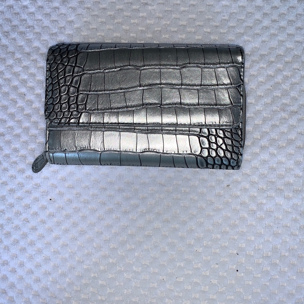 Silver Animal Print wallet
